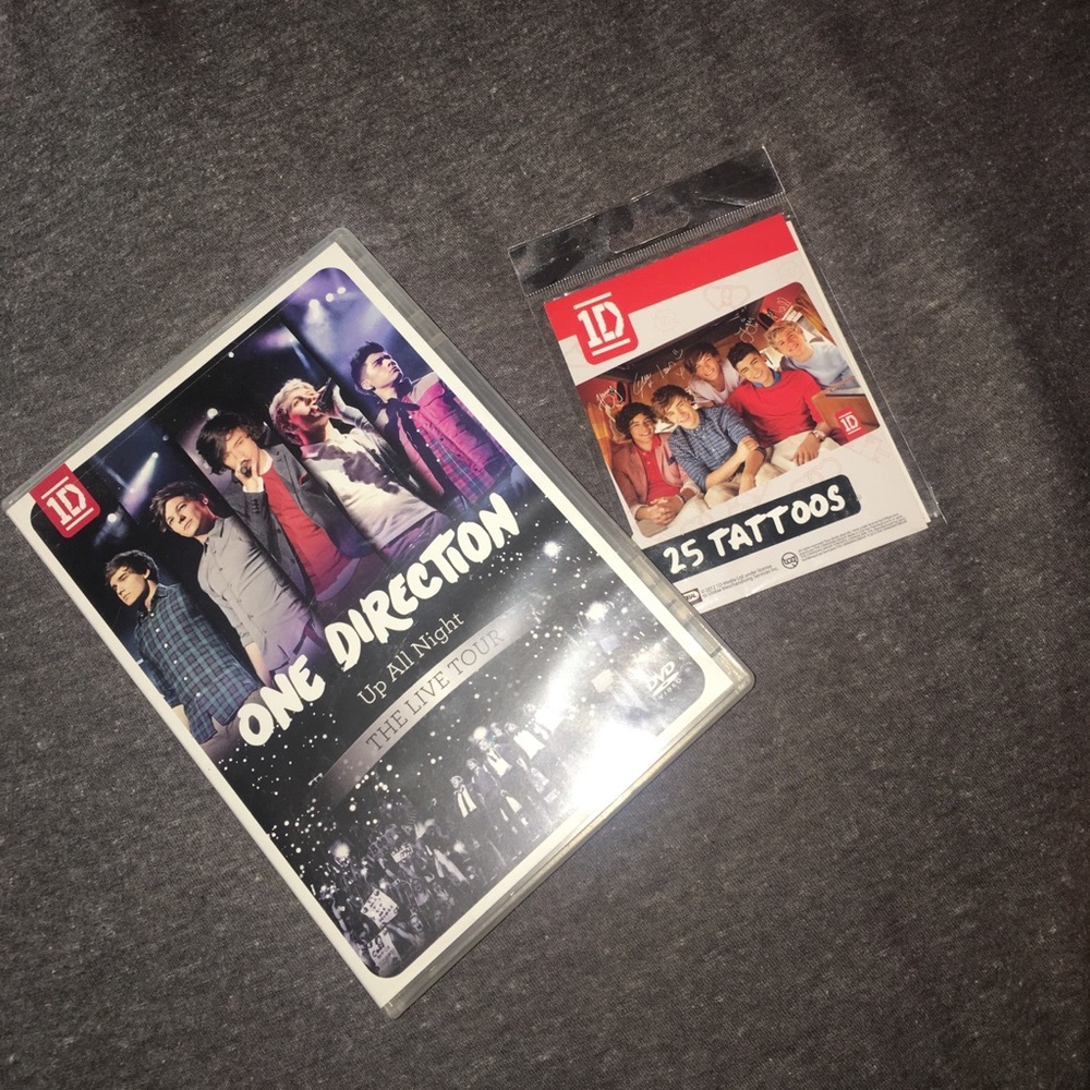 One Direction Up All Night Tour DVD & tattoos